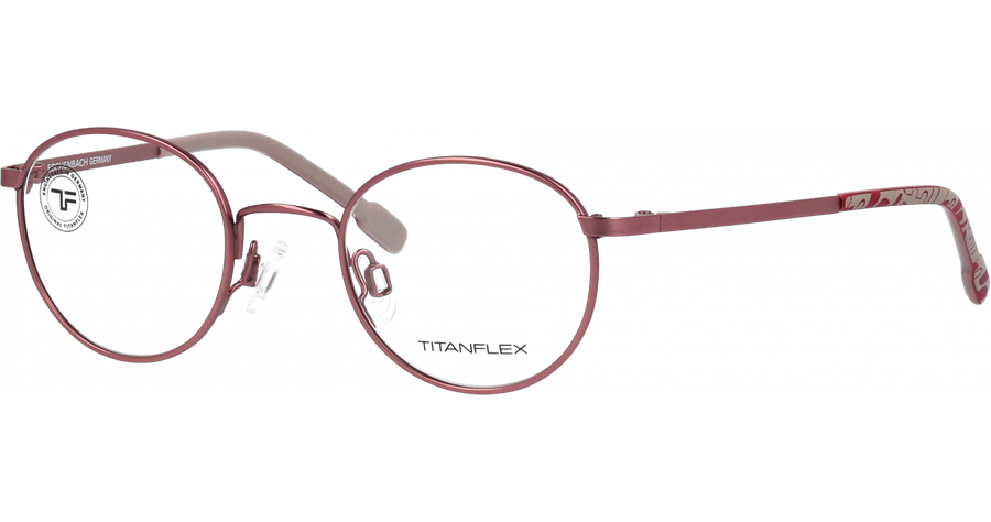 Titanflex Kids 830131 41 51 - Kinderbrille - Fassung: Rot, Metall