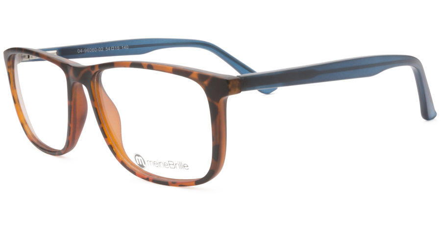 meineBrille 04-96060-02, Havanna/Petrolblau Matt front
