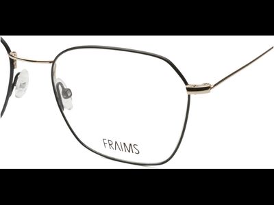 FRAIMS Brille Damen FRAIMS 03-15020-01 Kylie, Schwarz/Gold Ansicht 5