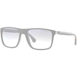 Emporio Armani EA4033 5229T3 - Sonnenbrille Herren - Fassung: Schwarz, Kunststoff, Eckig - Glasfarbe: Gradient Grey Polar