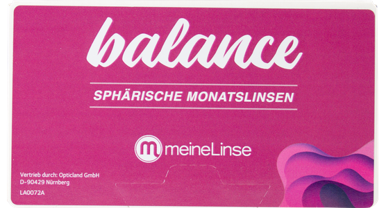 meineLinse balance sphärische Monatslinsen 6er Kontaktlinsen - Ansicht 2