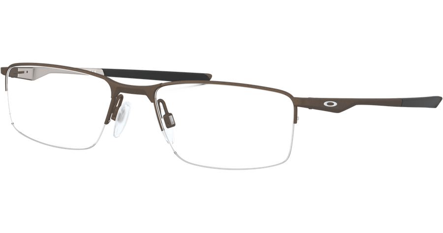 Oakley Socket OX3218 321808 - Halbrand Brille Herren - Fassung: Grau, Metall, Rechteck