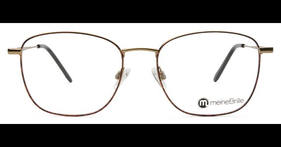 meineBrille 04-12060-02, Gold/ Havanna matt Front - Ansicht 3