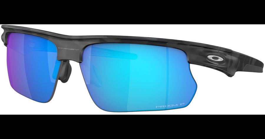 Oakley BiSphaera Prizm Sapphire Polarized OO9400 940005 - Sonnenbrille Unisex - Fassung: Grau, Kunststoff, Rechteck - Glasfarbe: Blau