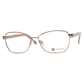 meineBrille 04-06020-02, Kupfergold/Altrosa Cateye Brille