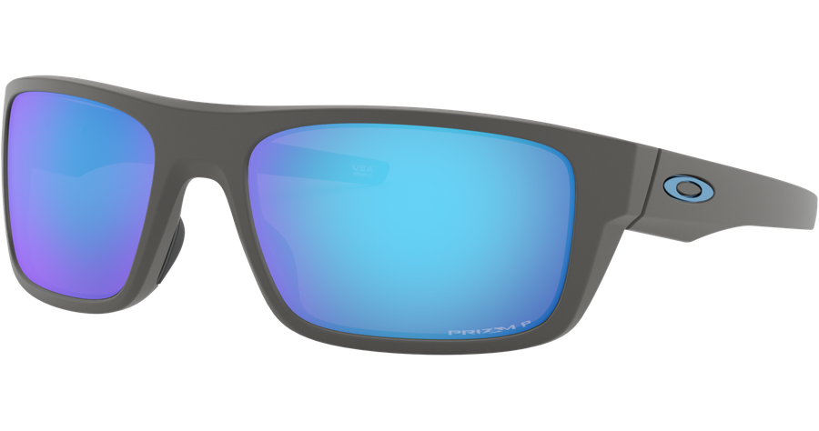 Oakley Drop Point 0OO9367 936706, Grau / Prizm Sapphr Irid Polar Sport-Sonnenbrille