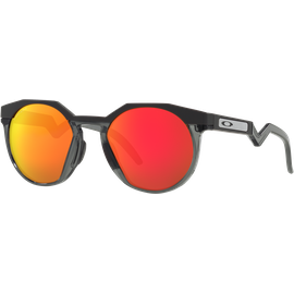 Oakley Hstn OO9242 924202 - Sonnenbrille Herren - Fassung: Grau, Kunststoff, Irregulär - Glasfarbe: Rot