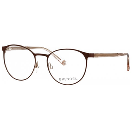 Brendel 902421 52 60 Runde Brille Damen Braun Metall