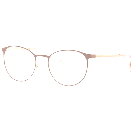 Brendel 902421 52 60 Runde Brille Damen Braun Metall