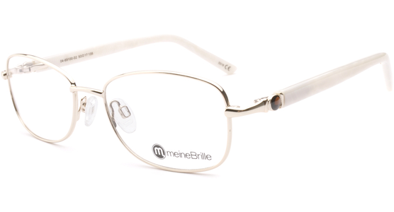meineBrille 04-69100-02, Gold/Perlmutt Ovale Brille - Ansicht 2
