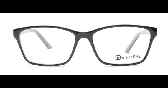 meineBrille 04-69190-02, Schwarz/Milky front - Ansicht 3