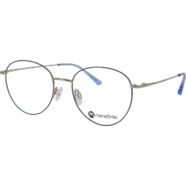 meineBrille Brille Damen meineBrille 04-96090-05, Blau/Silber glänzend