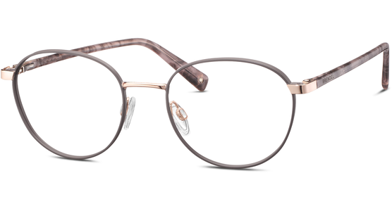 Brendel 902445 49 50 - Brille Damen - Fassung: Rot, Metall, Panto - Ansicht 2