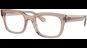 Ray-Ban Chad RX7217 8317, Glänzendes Hellbraun transparent