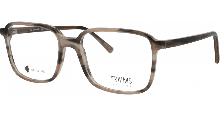 FRAIMS NATURE 03-23040-01 Riley, Braun meliert glänzend Brille