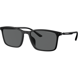 Emporio Armani EA4223U 500187 - Sonnenbrille Herren - Fassung: Schwarz, Kunststoff, Rechteck - Glasfarbe: Grau
