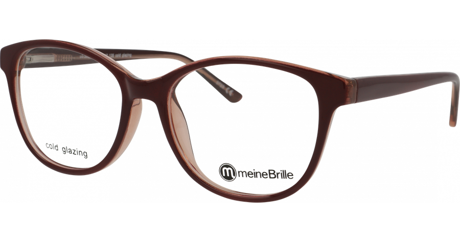 meineBrille Brille Damen meineBrille 04-30090-01, Brombeer/Transparent Ansicht 1