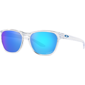 Oakley Manorburn Polished Clear / Prizm™ Sapphire OO9479 0656 - Sonnenbrille Herren - Fassung: Transparent, Kunststoff, Eckig - Glasfarbe: Blau