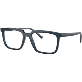 Ray-Ban Brille Alain RX7239 8256, Dunkelblau glänzend - MEDIUM