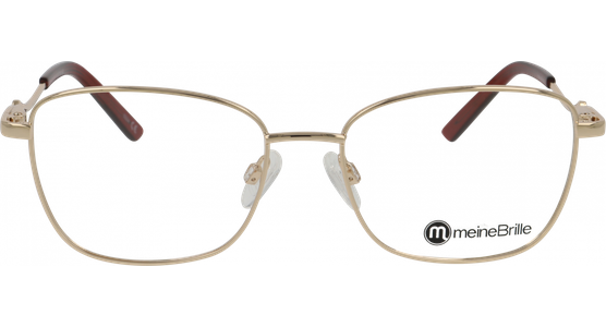 meineBrille 04-40120-01, Gold/Weinrot - Ansicht 5