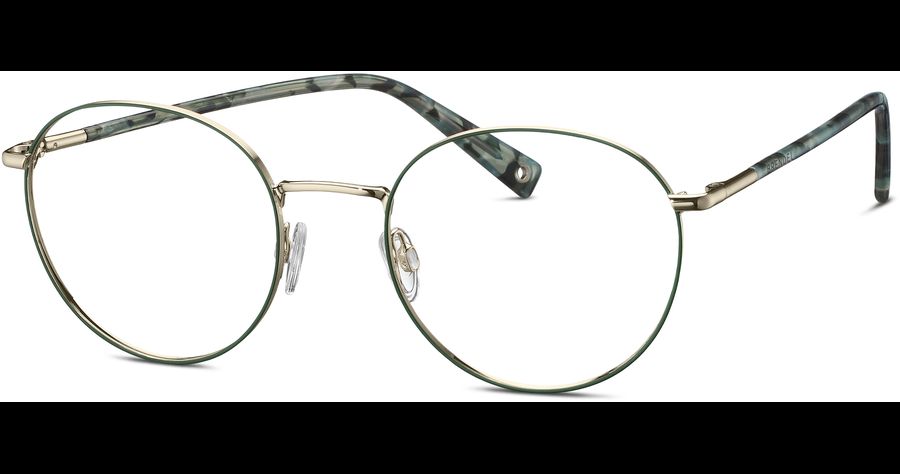 Brendel 902441 52 40 Runde Brille Damen Grün Metall