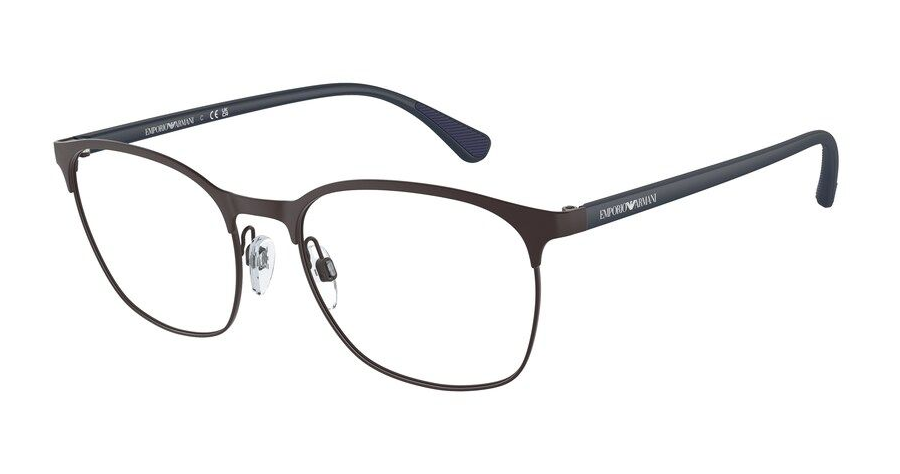 Emporio Armani Brille Herren Emporio Armani 0EA1114 3380, Braun matt Ansicht 1