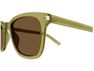 Saint Laurent Sonnenbrille Damen Saint Laurent SL 716 SLIM 50 Grün Ansicht 3
