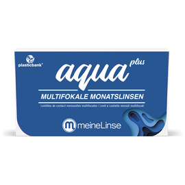 meineLinse aqua plus multifokale Monatslinsen 3er Gleitsichtkontaktlinsen