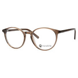 meineBrille 04-12070-01, Braun transparent glänzend Front