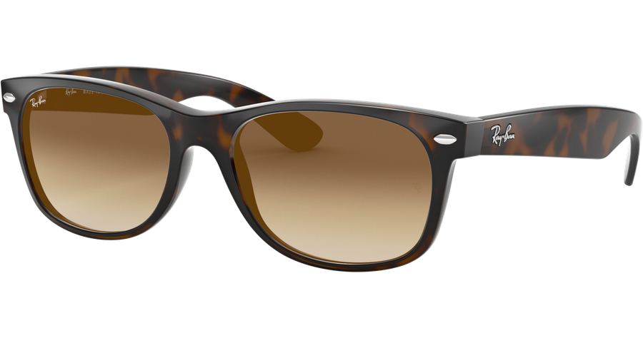Ray-Ban Sonnenbrille RB2132 New Wayfarer SMALL Classic Glänzend Tortoise / Braun 710/51 52