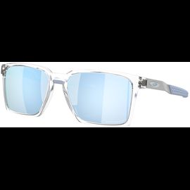 Oakley Exchange Sun OO9483 948303 56 - Sonnenbrille Unisex - Fassung: Transparent, Kunststoff, Rechteck - Glasfarbe: Blau