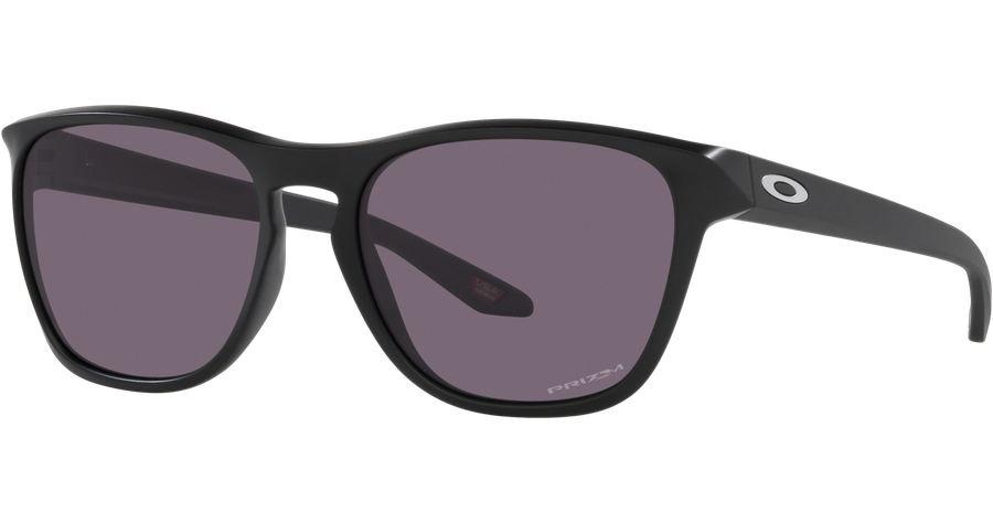 Oakley Manorburn Matte Black / Prizm™ Grey OO9479 0156 - Sonnenbrille Herren - Fassung: Schwarz, Kunststoff, Eckig - Glasfarbe: Grau