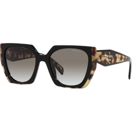 Prada PR 15WS 3890A7 Sonnenbrille Schwarz Tortoise Medium