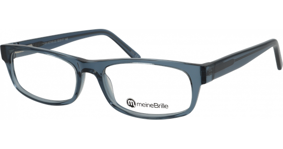 meineBrille 04-40140-02, Blau transparent - Ansicht 2