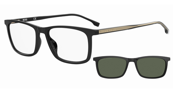 Brille mit Sonnenclip HUGO BOSS BOSS 1150/CS  807 Schwarz - Ansicht 2