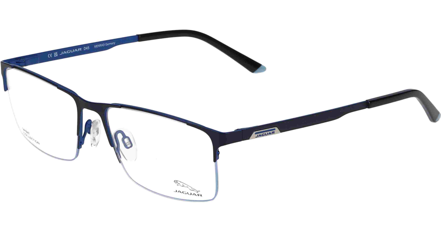Jaguar 33631 56 3100 - Halbrand Brille Herren - Fassung: Gold, Metall