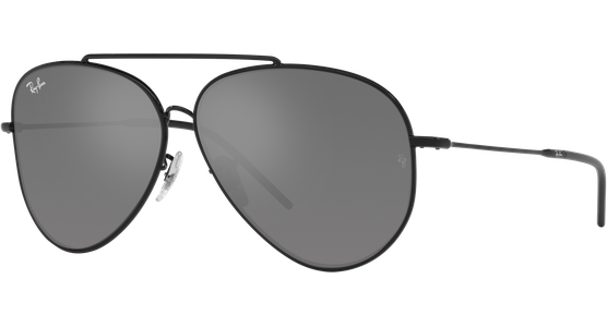 Ray-Ban Aviator Reverse RBR0101S 002/GS Schwarz/Grau 62 Sonnenbrille - Ansicht 2