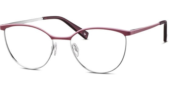 Brendel 902451 51 53 - Brille Damen - Fassung: Rot, Metall, Panto, Browline - Ansicht 2