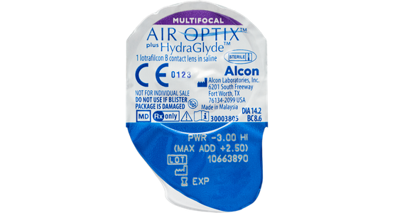 Air Optix plus HydraGlyde multifocal 6er Monatslinsen - Ansicht 6