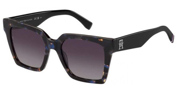 Tommy Hilfiger TH 2100/S 53 Blau Havanna - Ansicht 2