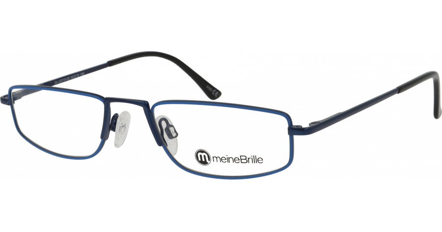 meineBrille 04-20210-02 Dunkelblau Blau Schrägansicht links