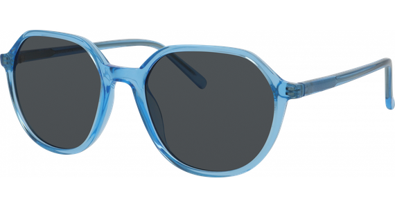 SunRay 06-47130-02, Blau transparent glänzend Sonnenbrille - Ansicht 2