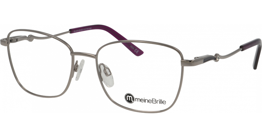 meineBrille 04-40120-02, Silber/Blaulila Brille