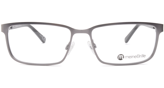 meineBrille 04-69080-02, Dunkel Gun/Schwarz front - Ansicht 3