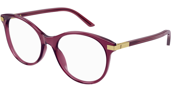 Gucci GG1450O Rot/Gold Brille - Ansicht 2