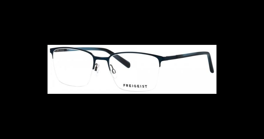 Freigeist Brille 862055 57 70 Herren Fassung: Blau, Metall, Halbrand