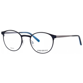 Freigeist Brille 862035 54 70 Herren Fassung: Blau, Metall, Vollrand, Rund