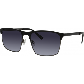 SunRay Sonnenbrille Herren SunRay 06-37040-01 5717, Schwarz matt/ dunkelgrau