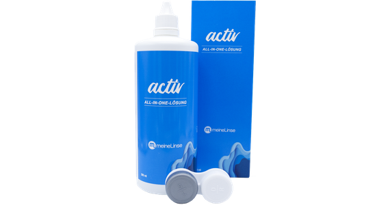 meineLinse activ All-in-One-Lösung Einzelflasche - Ansicht 2