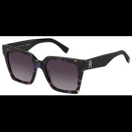 Tommy Hilfiger Sonnenbrille Damen Tommy Hilfiger TH 2100/S 53 Blau Havanna